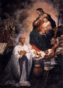 ROELAS, Juan de las Vision of St Bernard painting